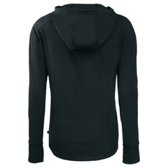 San Diego Padres Cutter & Buck Women's City Connect Daybreak Eco Recycled Full-Zip Hoodie - Black