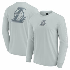 Los Angeles Lakers Elements Strive Long Sleeve T-Shirt - Gray | Fanatics cheap