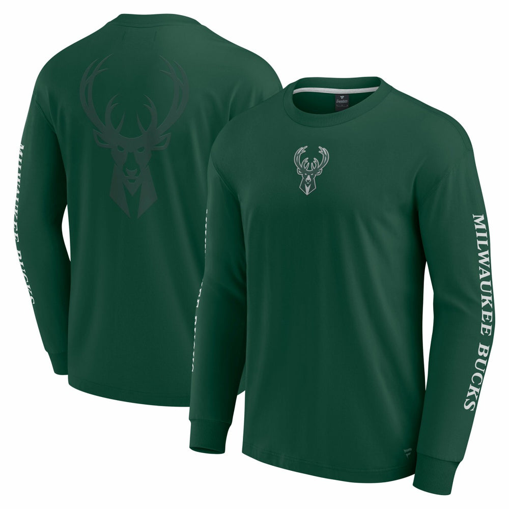 Milwaukee Bucks Elements Strive Long Sleeve T-Shirt - Hunter Green | Fanatics outlet