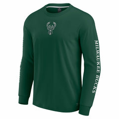 Milwaukee Bucks Elements Strive Long Sleeve T-Shirt - Hunter Green | Fanatics outlet