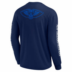 New Orleans Pelicans Elements Strive Long Sleeve T-Shirt - Navy | Fanatics sale