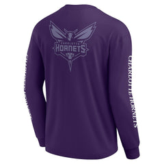 Charlotte Hornets Elements Strive Long Sleeve T-Shirt - Purple | Fanatics shop