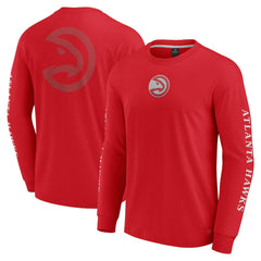 Atlanta Hawks Elements Strive Long Sleeve T-Shirt - Red | Fanatics for sale