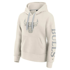 Chicago Bulls Women's Elements Next Pullover Hoodie - Cream | Fanatics for sale