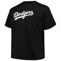 Shohei Ohtani Los Angeles Dodgers Profile Big & Tall Name & Number T-Shirt - Black