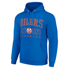 Edmonton Oilers Starter Retro Graphic Pullover Hoodie
