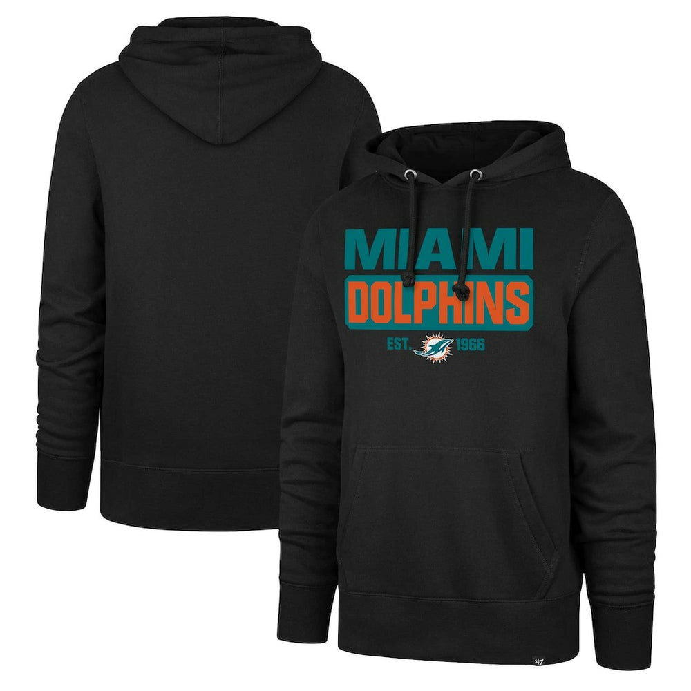 NFL Miami Dolphins '47 Box Out Headline Pullover Hoodie