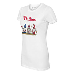 Philadelphia Phillies Tiny Turnip Women's Gnomes T-Shirt - White