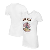San Francisco Giants Tiny Turnip Women's Mermaid T-Shirt - White