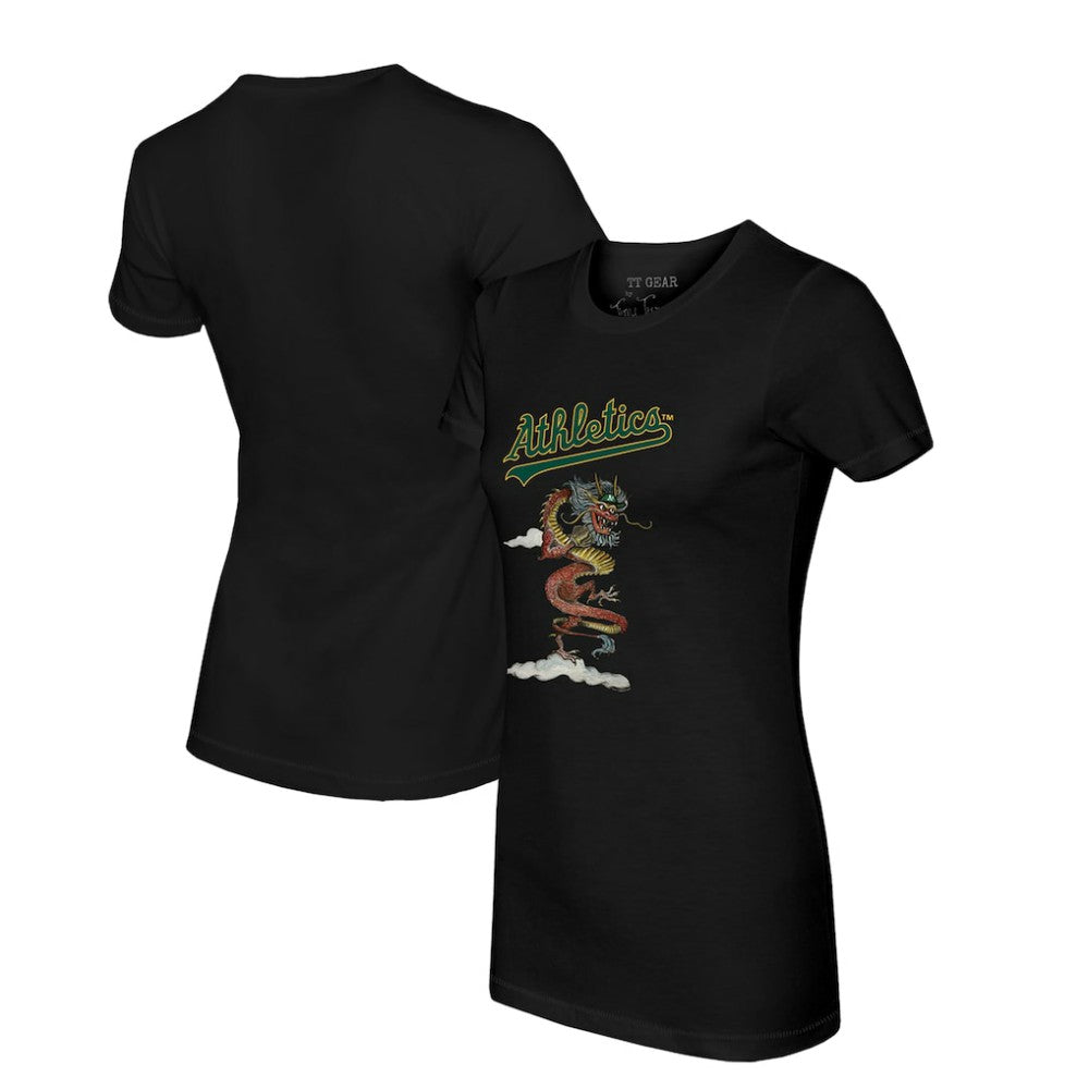 Athletics Tiny Turnip Women's 2024 Year of the Dragon T-Shirt - Black