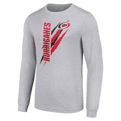 Carolina Hurricanes Starter Color Scratch Long-Sleeve T-Shirt