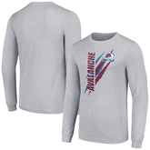 Colorado Avalanche Starter Color Scratch Long-Sleeve T-Shirt