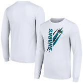 San Jose Sharks Starter Color Scratch Long-Sleeve T-Shirt
