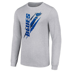 St. Louis Blues Starter Color Scratch Long-Sleeve T-Shirt