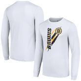 Boston Bruins Starter Color Scratch Long-Sleeve T-Shirt