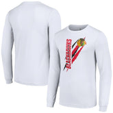 Chicago Blackhawks Starter Color Scratch Long-Sleeve T-Shirt