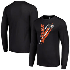 Philadelphia Flyers Starter Color Scratch Long-Sleeve T-Shirt
