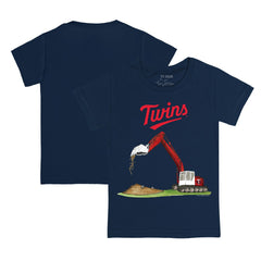 Minnesota Twins Tiny Turnip Youth Excavator T-Shirt - Navy