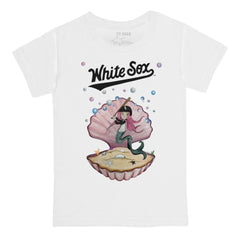 Chicago White Sox Tiny Turnip Youth Mermaid T-Shirt - White