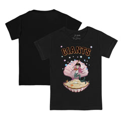 San Francisco Giants Tiny Turnip Youth Mermaid T-Shirt - Black