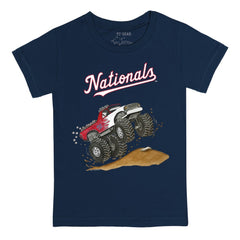 Washington Nationals Tiny Turnip Youth Monster Truck T-Shirt - Navy