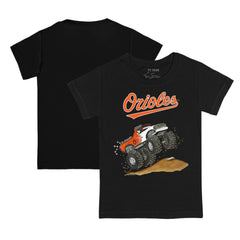 Baltimore Orioles Tiny Turnip Youth Monster Truck T-Shirt - Black