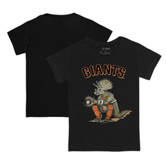 San Francisco Giants Tiny Turnip Youth Triceratops T-Shirt - Black