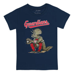 Cleveland Guardians Tiny Turnip Youth Triceratops T-Shirt - Navy