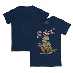 Detroit Tigers Tiny Turnip Youth Triceratops T-Shirt - Navy