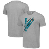 San Jose Sharks Starter Color Scratch T-Shirt