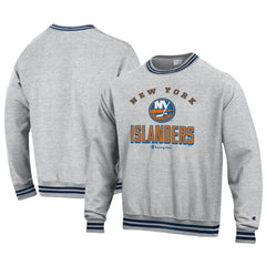 New York Islanders Champion Reverse Weave Yarn Dye Pullover Sweatshirt
