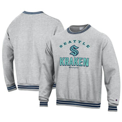 Seattle Kraken Champion Reverse Weave Yarn Dye Pullover Sweatshirt