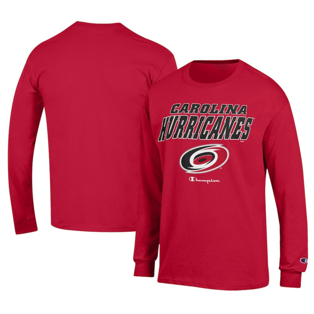 Carolina Hurricanes Champion Long-Sleeve Jersey T-Shirt