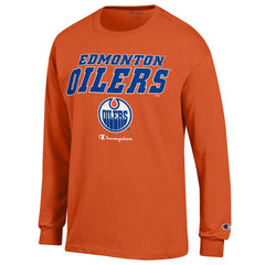 Edmonton Oilers Champion Long-Sleeve Jersey T-Shirt