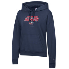 Columbus Blue Jackets Champion Women's Powerblend Fleece Pullover Hoodie