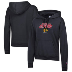 Chicago Blackhawks Champion Women's Powerblend Fleece Pullover Hoodie