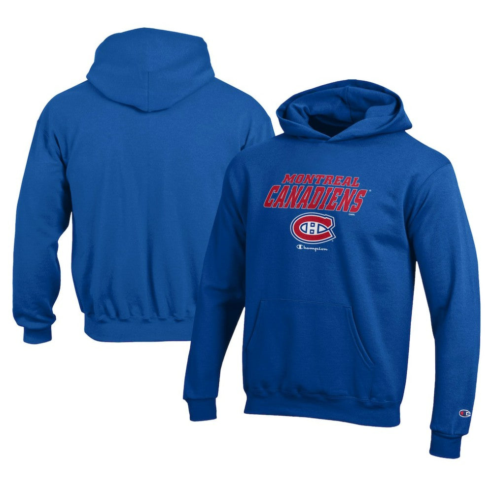 Montreal Canadiens Champion Youth Eco Powerblend Pullover Hoodie