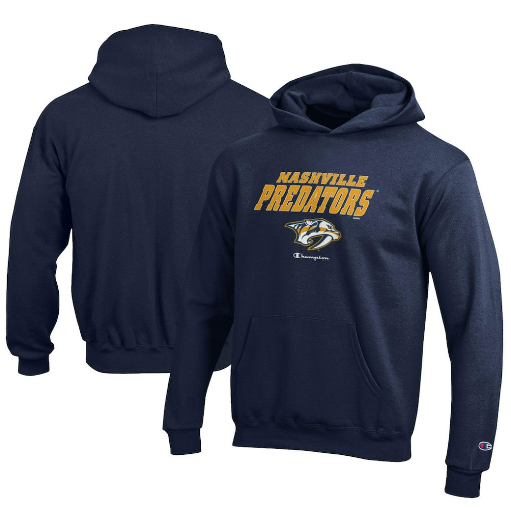 Nashville Predators Champion Youth Eco Powerblend Pullover Hoodie