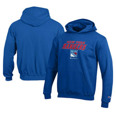 New York Rangers Champion Youth Eco Powerblend Pullover Hoodie