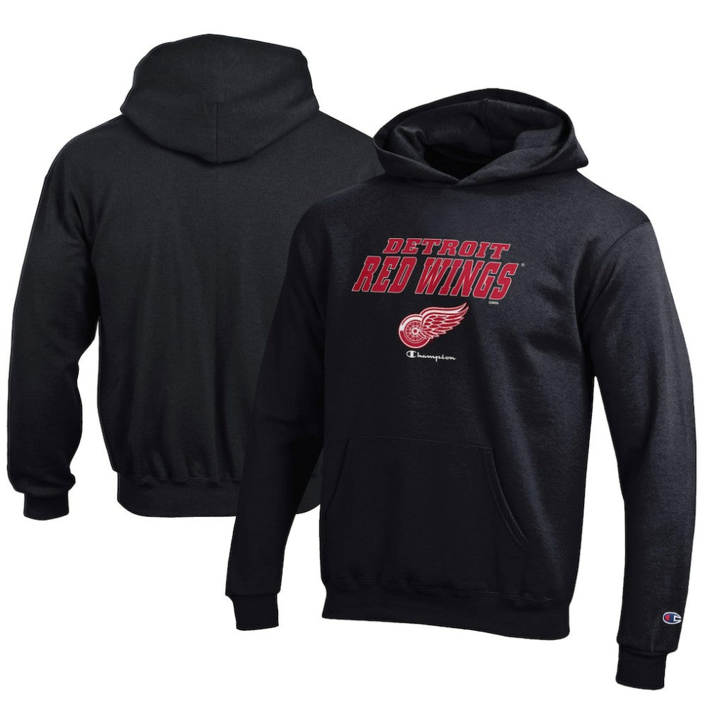 Detroit Red Wings Champion Youth Eco Powerblend Pullover Hoodie