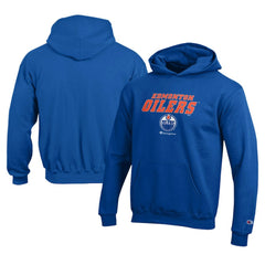 Edmonton Oilers Champion Youth Eco Powerblend Pullover Hoodie