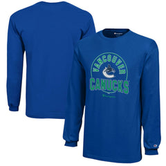 Vancouver Canucks Champion Youth Long-Sleeve Jersey T-Shirt
