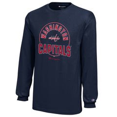 Washington Capitals Champion Youth Long-Sleeve Jersey T-Shirt