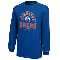 Edmonton Oilers Champion Youth Long-Sleeve Jersey T-Shirt