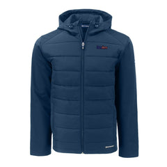 NFL Pittsburgh Steelers Cutter & Buck Americana Evoke Hybrid Eco Softshell Recycled Full-Zip Hooded Jacket