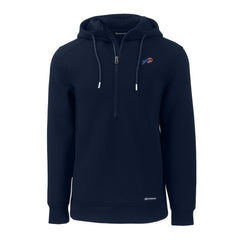 NFL Buffalo Bills Cutter & Buck Americana Roam Eco Half-Zip Recycled Pullover Hoodie