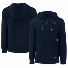 NFL Detroit Lions Cutter & Buck Americana Roam Eco Half-Zip Recycled Pullover Hoodie