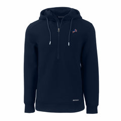 NFL Detroit Lions Cutter & Buck Americana Roam Eco Half-Zip Recycled Pullover Hoodie