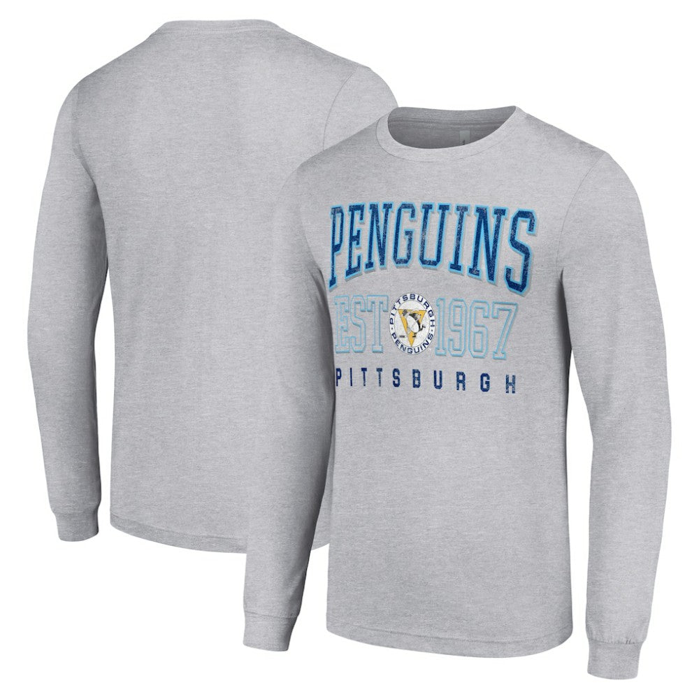 Pittsburgh Penguins Starter Retro Graphic Long Sleeve Crew T-Shirt