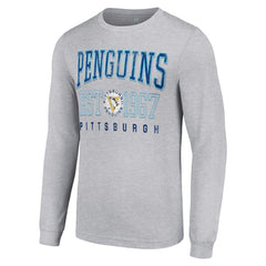 Pittsburgh Penguins Starter Retro Graphic Long Sleeve Crew T-Shirt